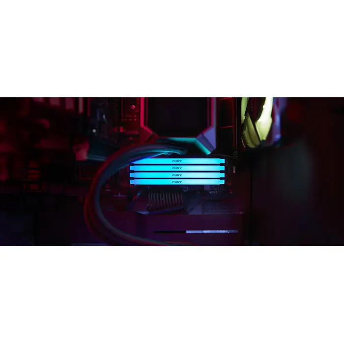 Kingston Technology FURY Beast 32GB 3200MT/s DDR4 CL16 DIMM (Kit of 2) RGB KF432C16BB2AK2/32