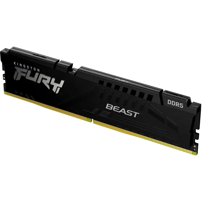 Kingston Fury DDR5 16GB - 5600 - CL - 36 - Single-Kit - DIMM - KF556C36BBE-16, Beast, black
