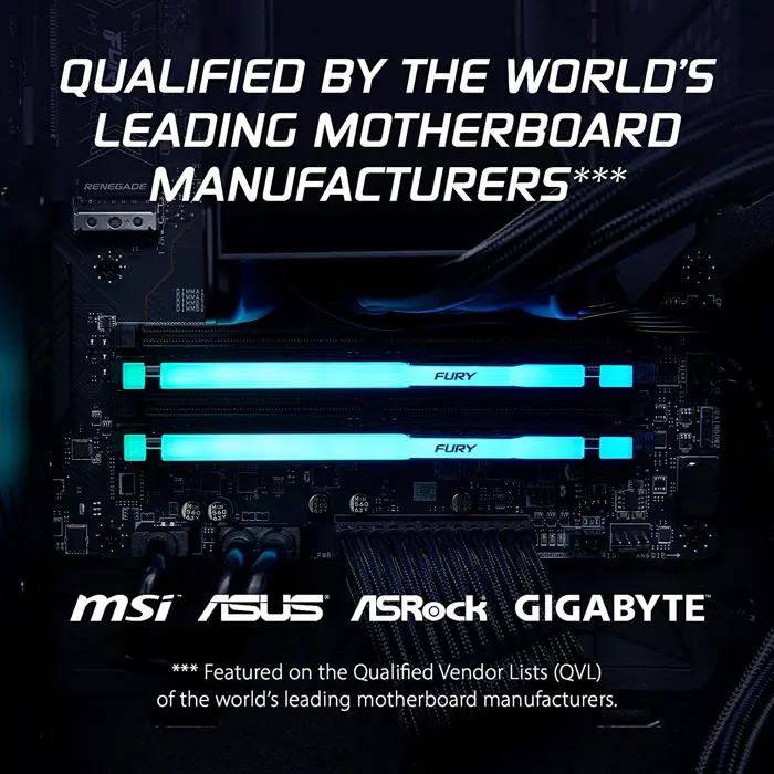 Kingston Fury DDR5 16GB - 5600 - CL - 36 - Single-Kit - DIMM - KF556C36BBEA-16, Beast RGB, black