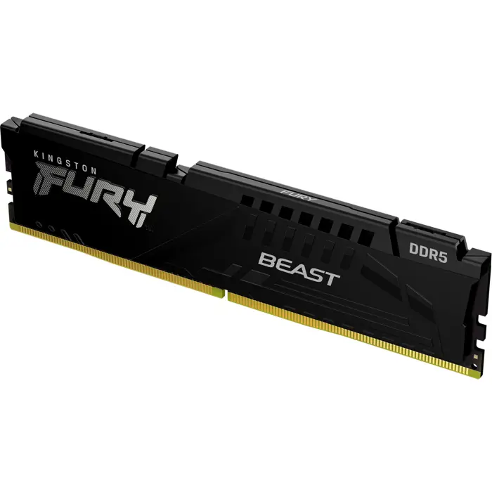 Kingston FURY DDR5 - 64GB - 5600 - CL - 36, Single RAM black, KF556C36BBE-64, Beast, INTEL XMP, AMD EXPO