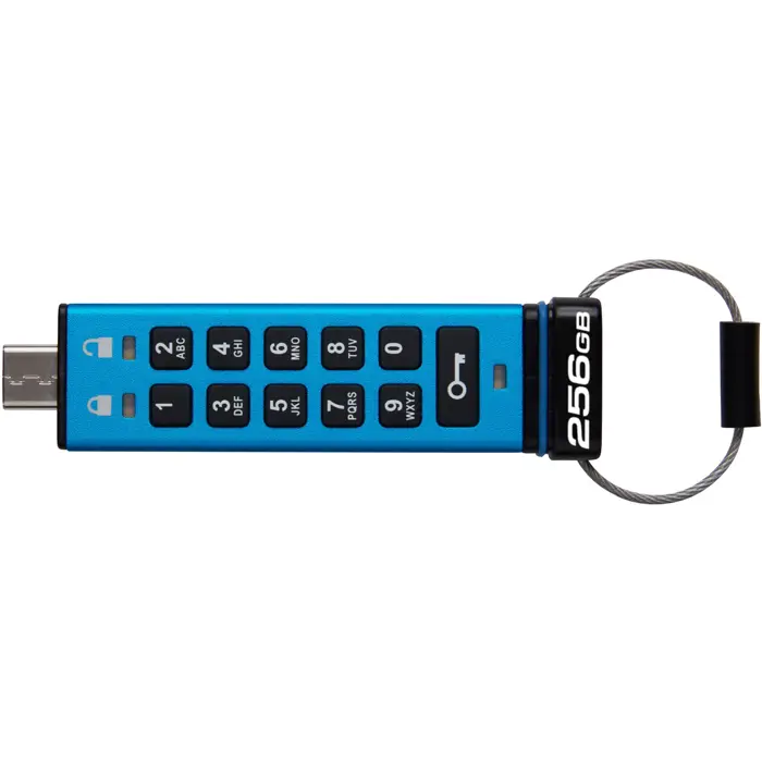 Kingston IronKey Keypad 200 256 GB, USB stick (USB-C 3.2 Gen 1)