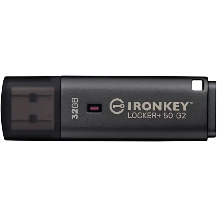 Kingston IronKey Locker+ 50 G2 32 GB (anthracite, USB-A 3.2 Gen 1)