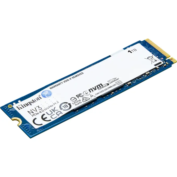 Kingston NV3 1TB, SSD (PCIe 4.0 x4, NVMe, M.2 2280)