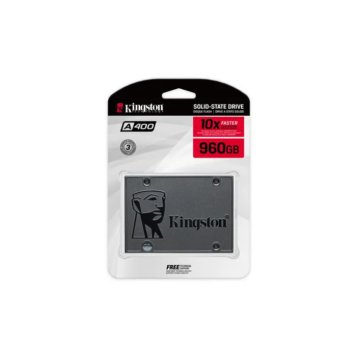 Kingston Technology A400 2.5" 960 GB Serial ATA III TLC