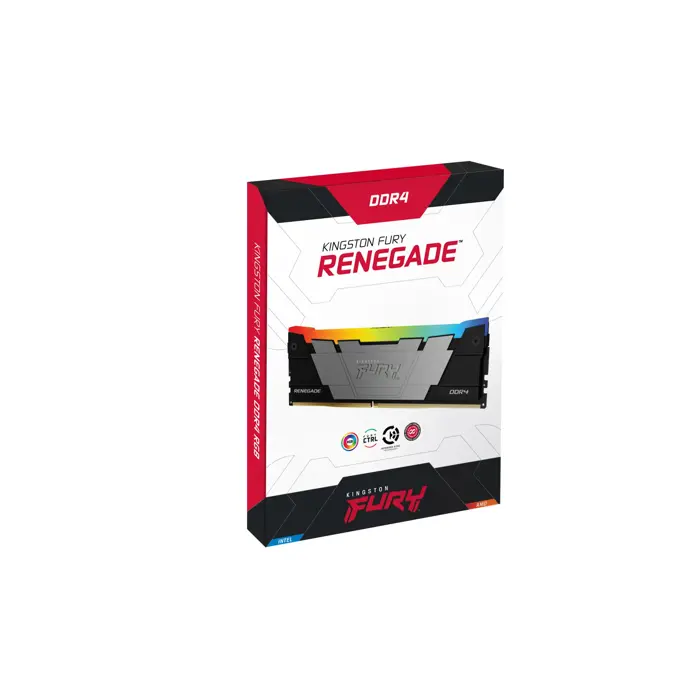 Kingston Technology FURY 16GB 3200MT/s DDR4 CL16 DIMM (Kit of 2) Renegade RGB