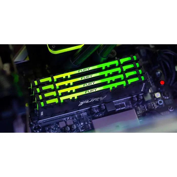 Kingston Technology FURY 16GB 3200MT/s DDR4 CL16 DIMM (Kit of 2) Renegade RGB