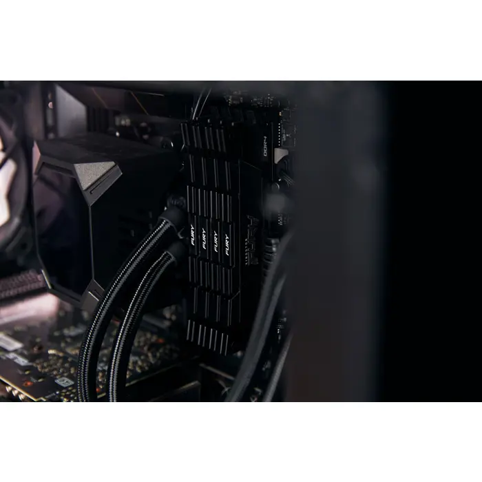 Kingston Technology FURY 16GB 3200MT/s DDR4 CL16 DIMM (Kit of 2) Renegade Black