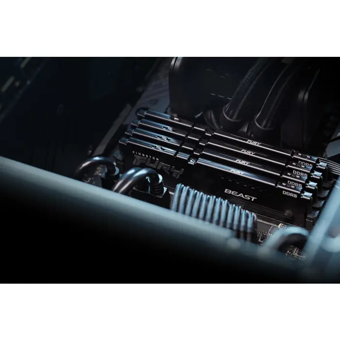 Kingston Technology FURY Beast 128GB 5600MT/s DDR5 CL40 DIMM (Kit of 2) Black