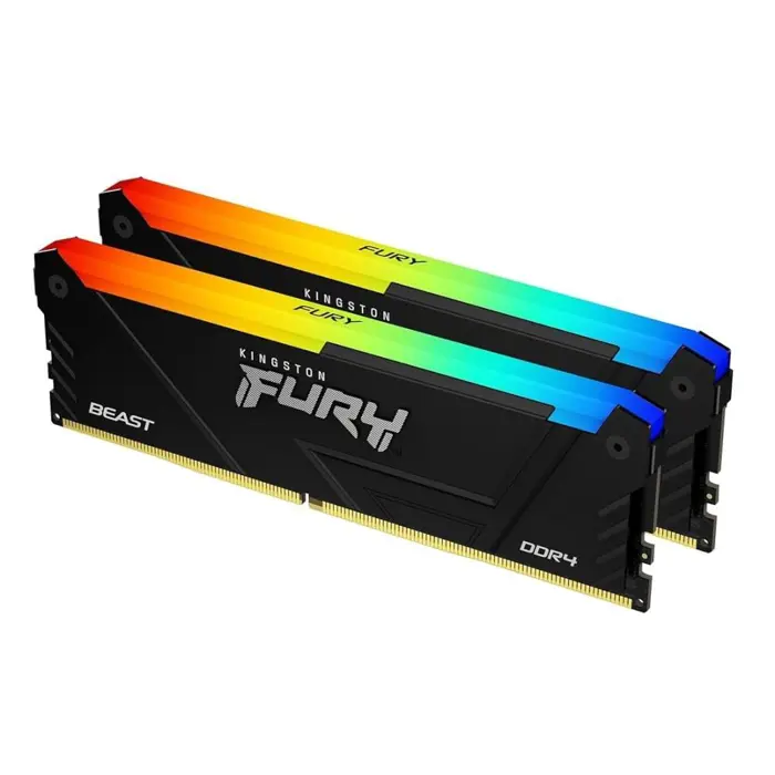 Kingston Technology FURY Beast 32GB 3200MT/s DDR4 CL16 DIMM (Kit of 2) 1Gx8 RGB