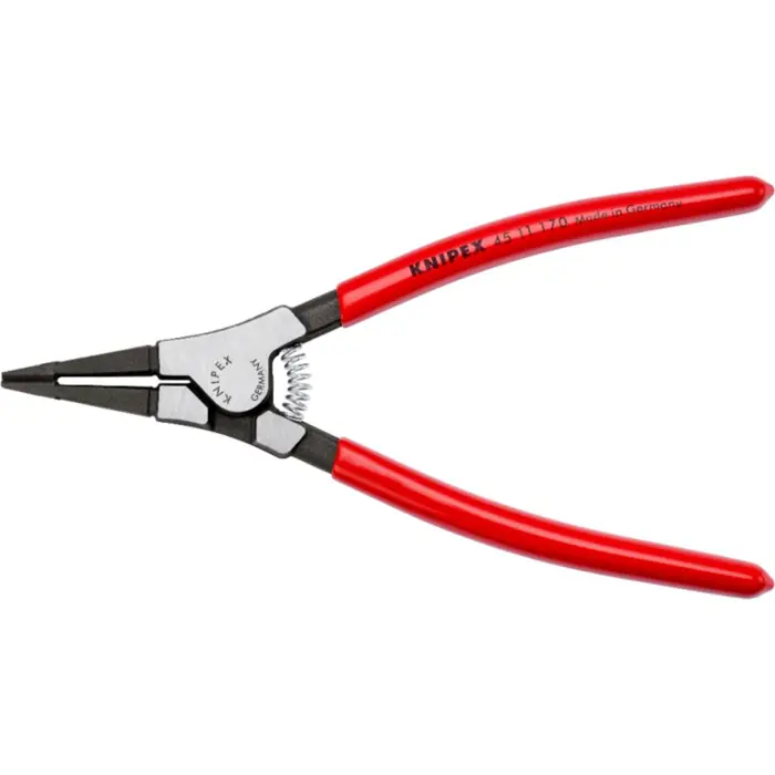 KNIPEX assembly pliers for snap rings on shafts 45 11 170 (red, length 170mm, straight)