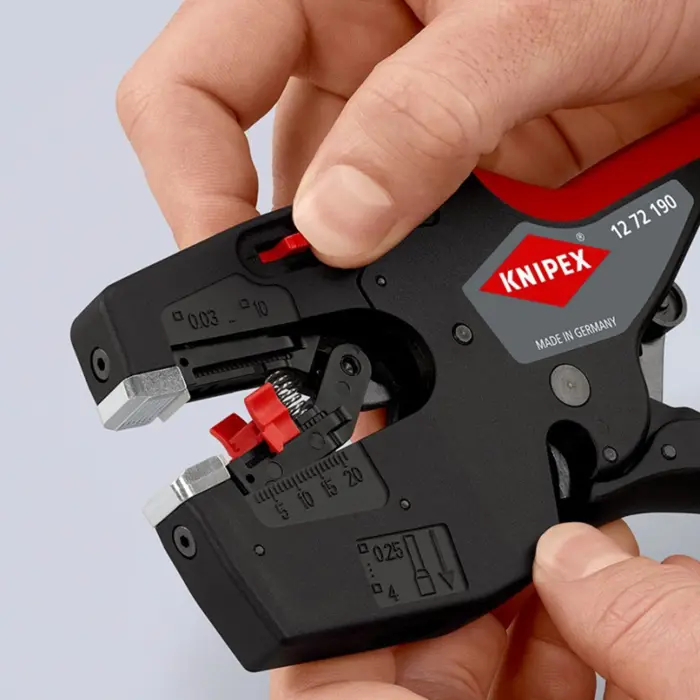 KNIPEX NexStrip electrician's multi-tool, stripping pliers (black/red)