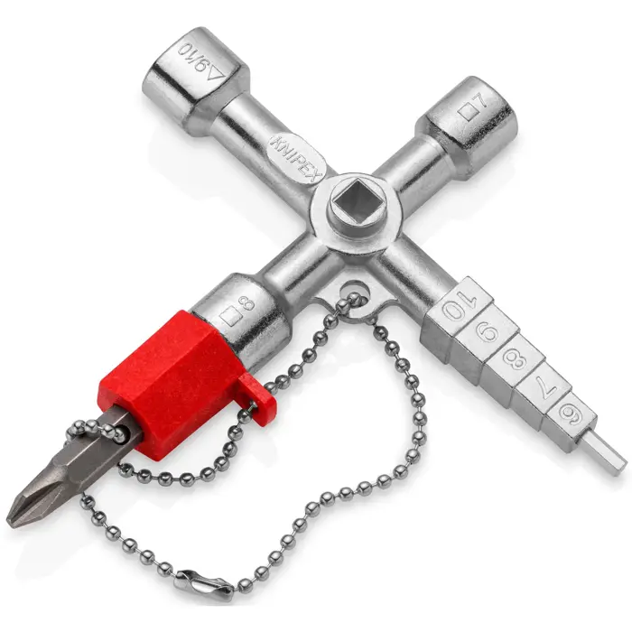 KNIPEX Profi-Key 00 11 04, socket wrench (for common locking systems)