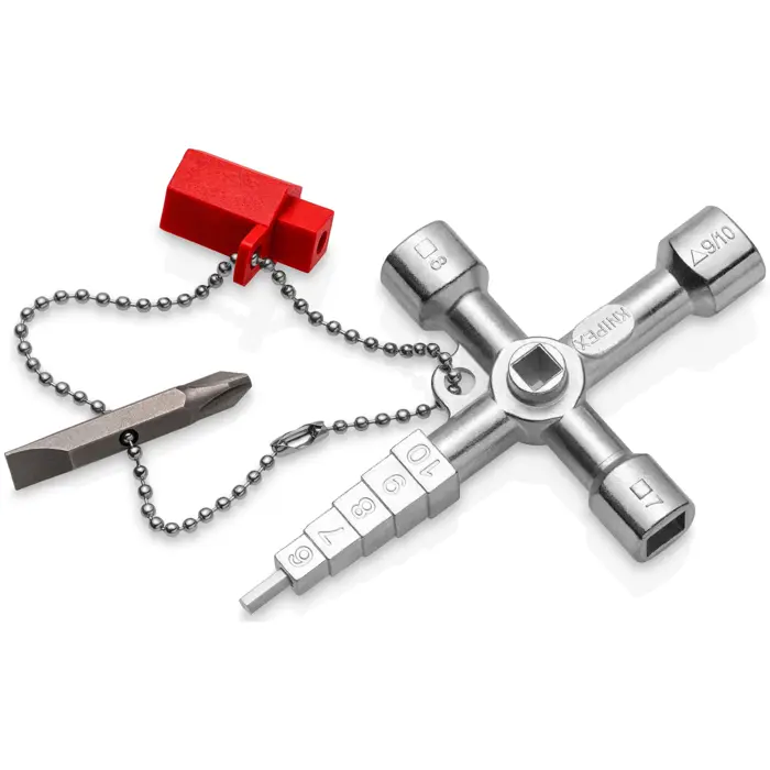 KNIPEX Profi-Key 00 11 04, socket wrench (for common locking systems)