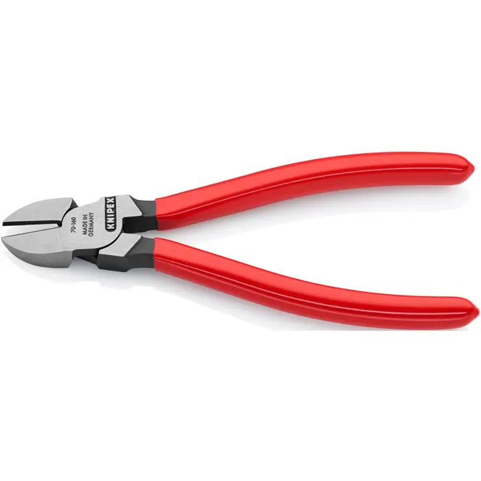 KNIPEX side cutters 70 01 160, cutting pliers (red, length 160mm)
