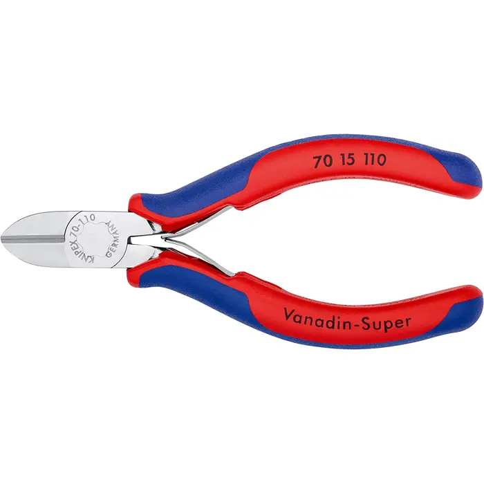 KNIPEX side cutters 70 15 110, cutting pliers (red/blue, length 110mm)