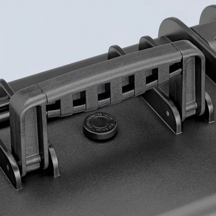KNIPEX tool case "Robust45 Move" 00 21 37 LE, tool box black, dust and waterproof, suitable for flight