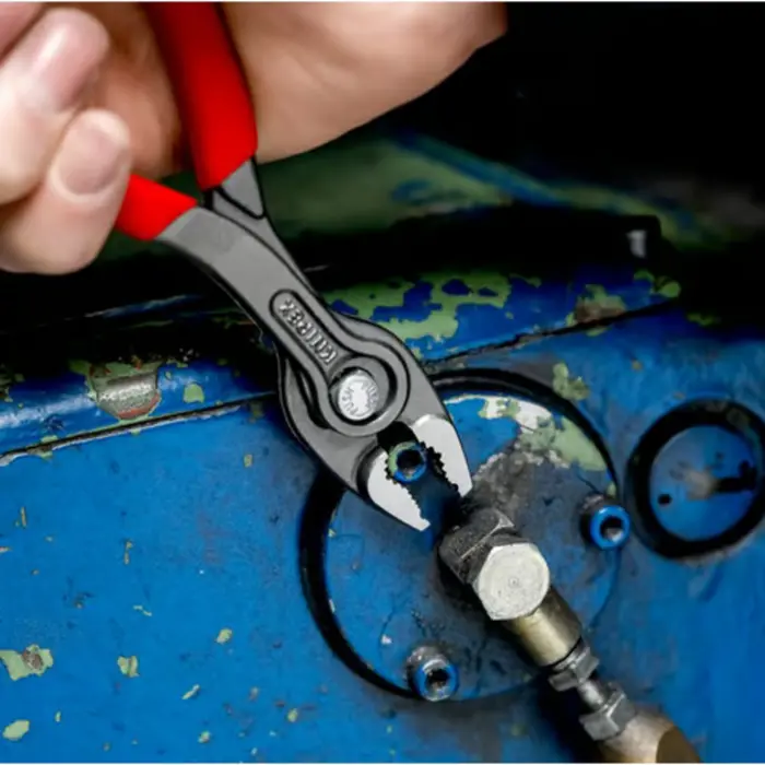 KNIPEX TwinGrip front gripping pliers red, length 150mm