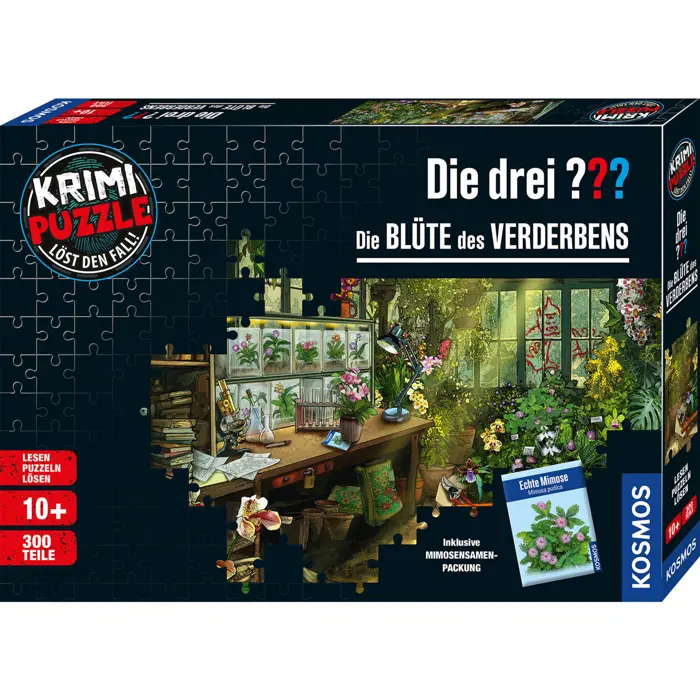 Kosmos crime puzzle The three??? - The Blossom of Doom (150 pieces) - German Edition