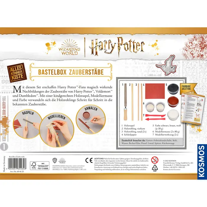 KOSMOS Harry Potter - magic wands, crafts