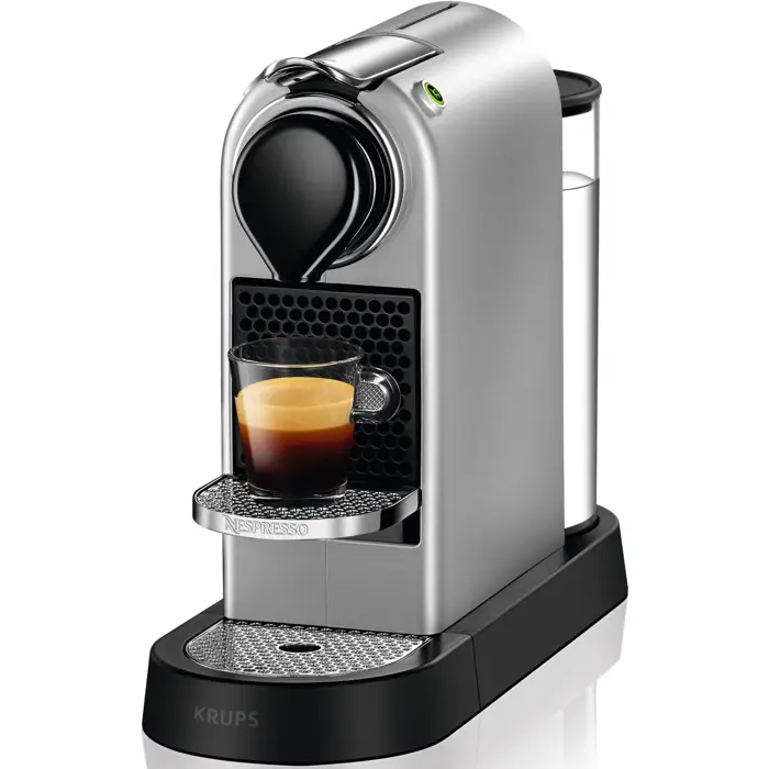 Krups Nespresso CitiZ XN741B, capsule machine (silver)