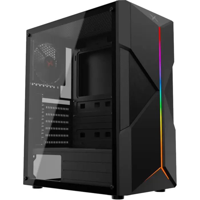 Krux Astral, tower case black, tempered glass