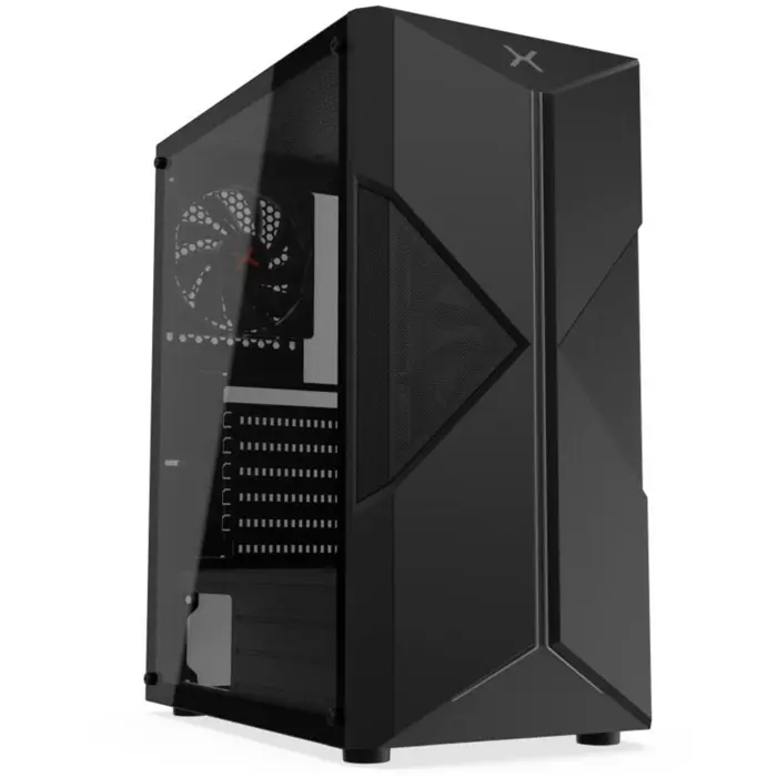 Krux Astral, tower case black, tempered glass