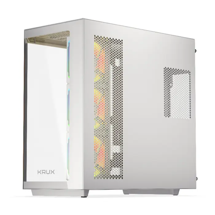 Krux Empero, Tower case white, Tempered Glass x 2