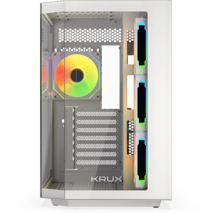 Krux Empero, Tower case white, Tempered Glass x 2