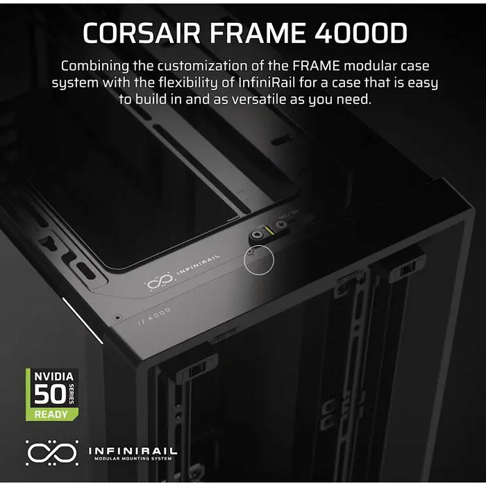 Kućište Corsair Frame 4000D, black
