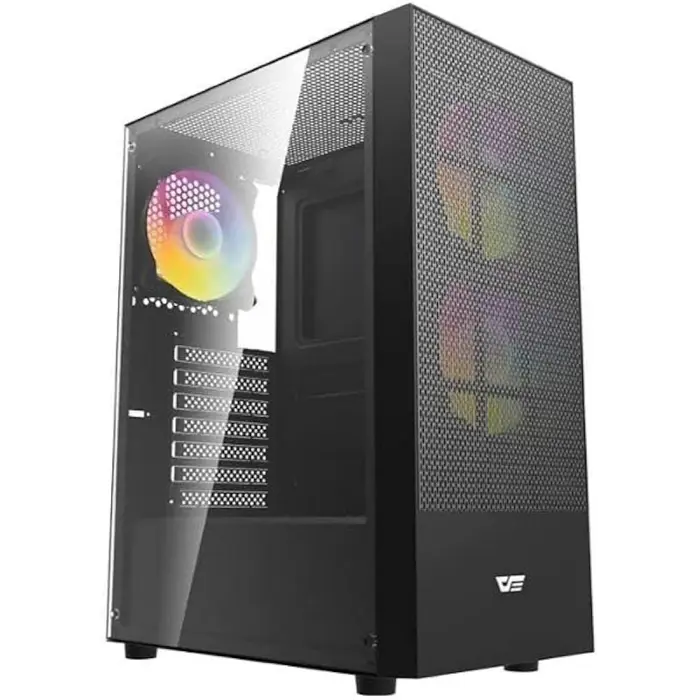 Kućište DARKFLASH A290, 3x120 ARGB, TG, black