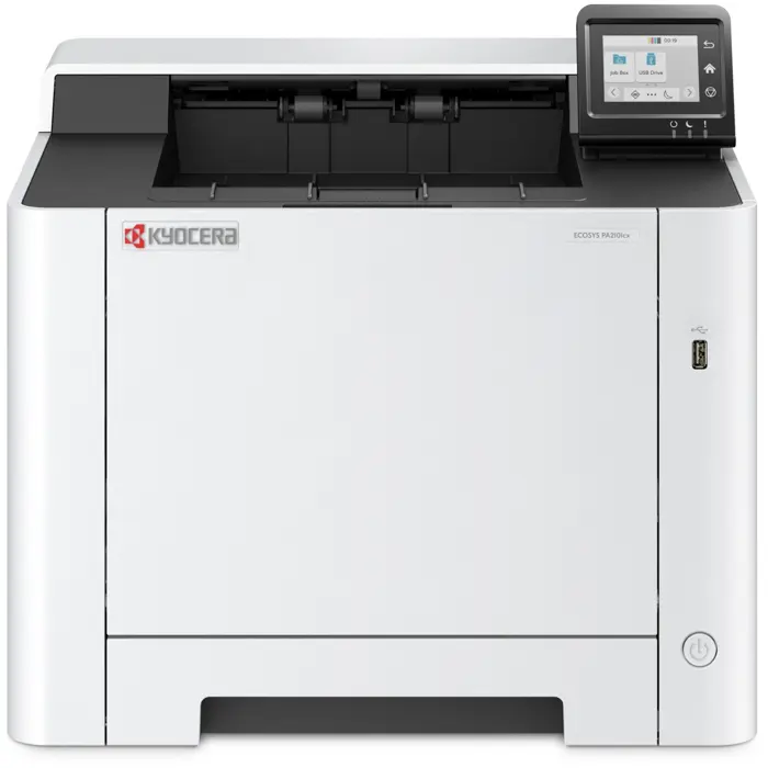 Kyocera ECOSYS PA2101cwx, color laser printer grey/black, USB, LAN, WLAN, duplex (printing)