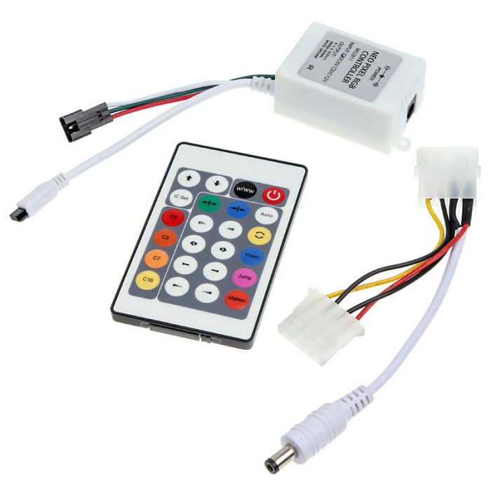Lamptron FlexLight Multi Programmable RGB LEDs, Infrared Remote - 1m LAMP-LEDFP1001
