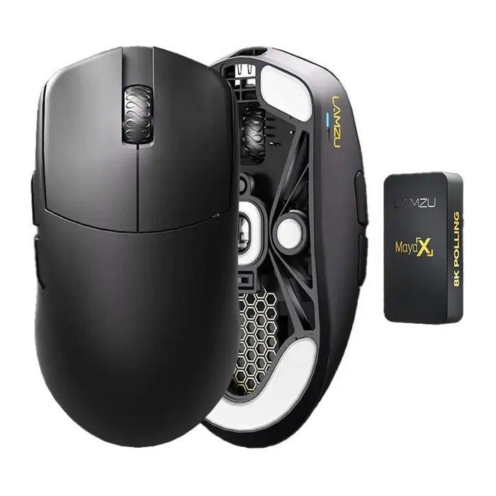 Lamzu Maya X Gaming Maus - Charcoal Black-6975637430213