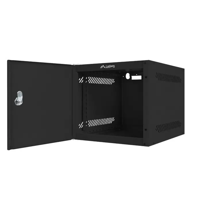 LANBERG 10" WALL-MOUNTED RACK CABINET 4U (280X310, BLACK)