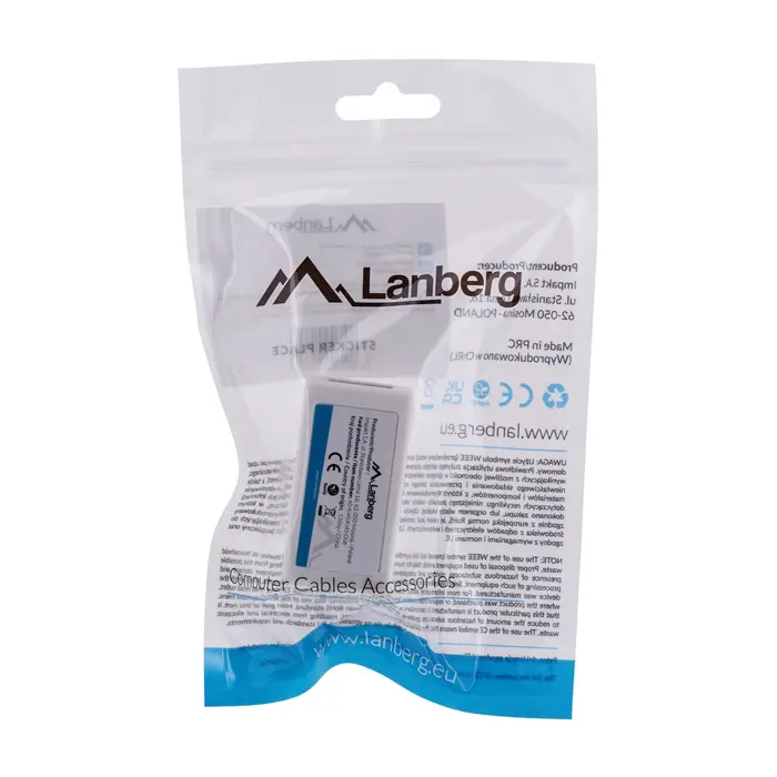 Lanberg AD-RJ45-RJ45-OU6 network splitter White