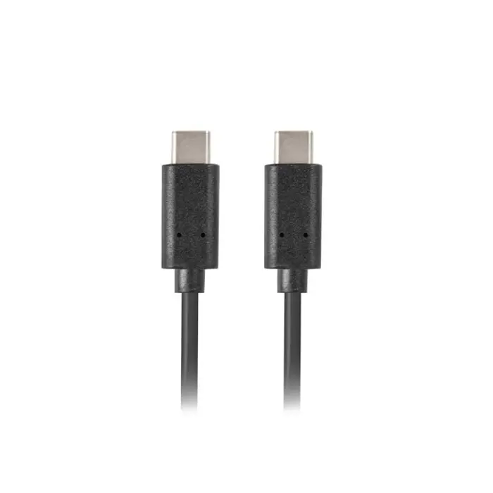 Lanberg CA-CMCM-10CU-0010-BK kabel USB 2.0 1m USB-C M/M  Black