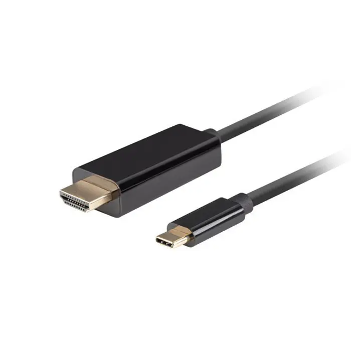 LANBERG CABLE USB-C(M)->HDMI(M) 1M 4K 60HZ BLACK