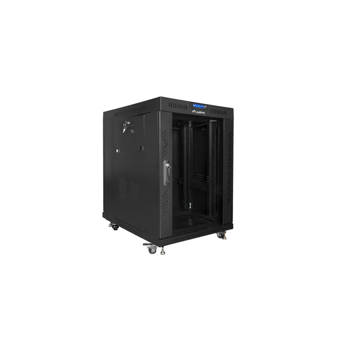 Lanberg FF01-8015-12BL rack cabinet 15U Freestanding rack Black