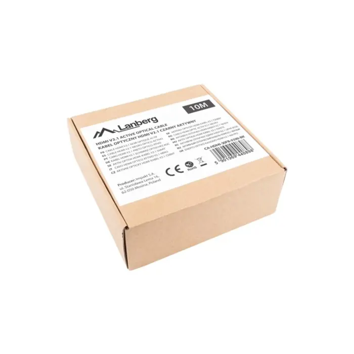 LANBERG HDMI CABLE LANBERG HDMI CABLE M/M V2.1 10M OPTICAL AOC BLACK