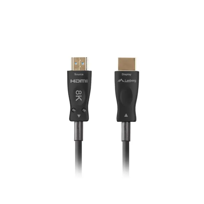 LANBERG HDMI CABLE LANBERG HDMI CABLE M/M V2.1 10M OPTICAL AOC BLACK