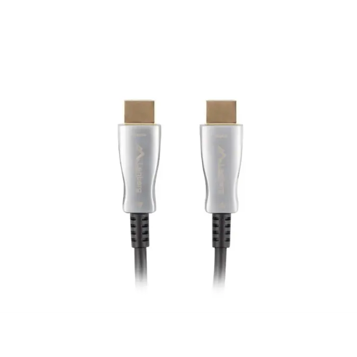 LANBERG HDMI CABLE M/M V2.0 10M OPTICAL AOC BLACK CA-HDMI-20FB-0100-BK