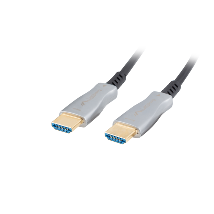 LANBERG HDMI CABLE M/M V2.0 10M OPTICAL AOC BLACK CA-HDMI-20FB-0100-BK