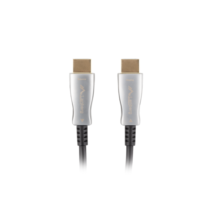 LANBERG HDMI CABLE M/M V2.0 10M OPTICAL AOC BLACK CA-HDMI-20FB-0100-BK