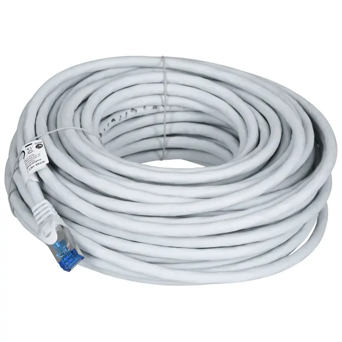 Lanberg Patchcord S/FTP Cat.6a 20m Gray LSZH