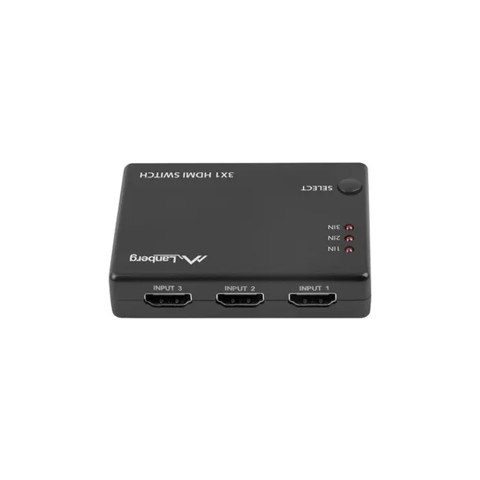 LANBERG VIDEO SWITCH 3X HDMI + MICRO USB PORT