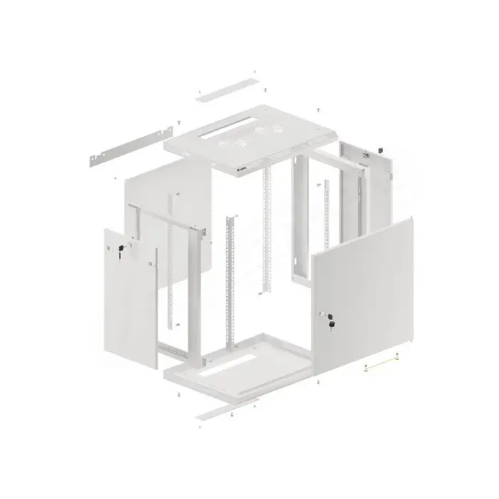 LANBERG WALL MOUNT RACK CABINET 19" 12U 600X450