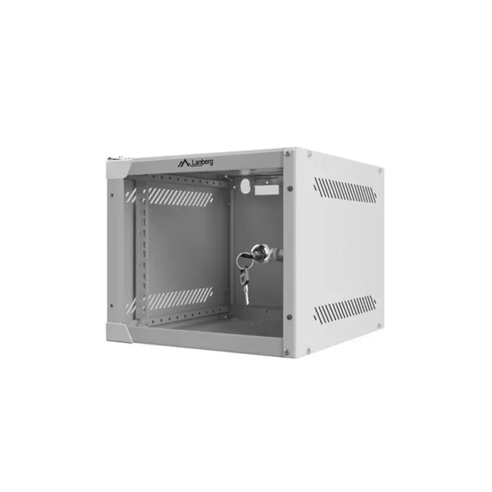 LANBERG WALL-MOUNTED 10" RACK CABINET 4U (280X310, GRAY)