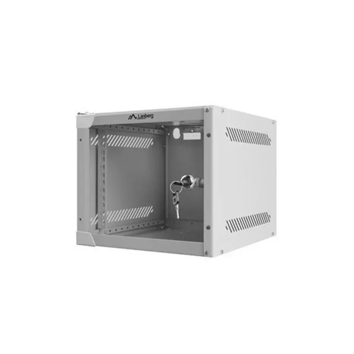 LANBERG WALL-MOUNTED 10" RACK CABINET 4U (280X310, GRAY)