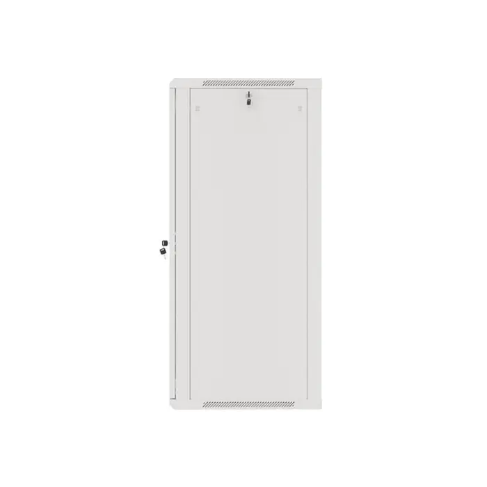 Lanberg wall-mounted installation rack cabinet 19'' 27U 600x600mm gray (glass door)