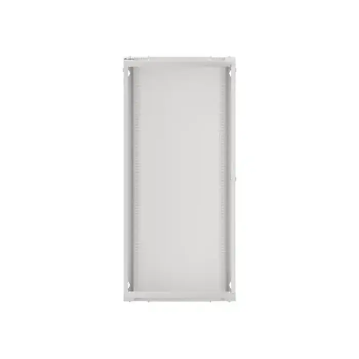 Lanberg wall-mounted installation rack cabinet 19'' 27U 600x600mm gray (glass door)